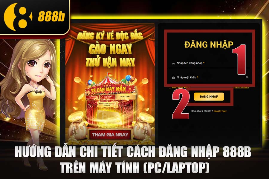 Đăng Nhập 888b Trên Máy Tính